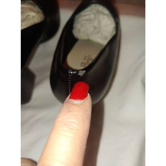 High Lights Women's Size 6 Black Heels - Picture 4 of 7
